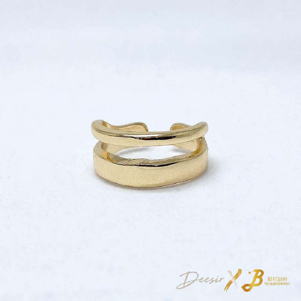 單戒指 - 金色雙環 合金 - 輕奓生活x平價飾品 | 迪希雅 deesir 飾品 💍