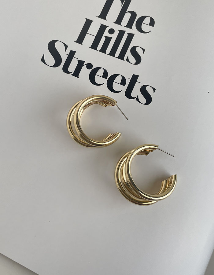 925純銀耳環 - 金屬多層次耳環 - 輕奓生活x平價飾品 | 迪希雅 deesir 飾品 💍