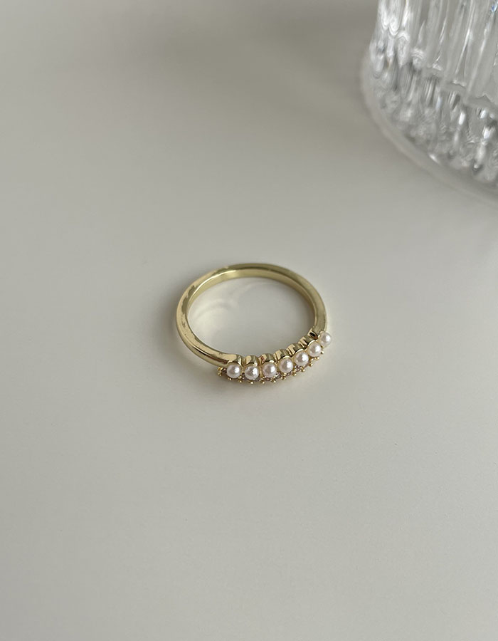 單戒指 - 巴洛克珍珠調節戒指 - 輕奓生活x平價飾品 | 迪希雅 deesir 飾品 💍