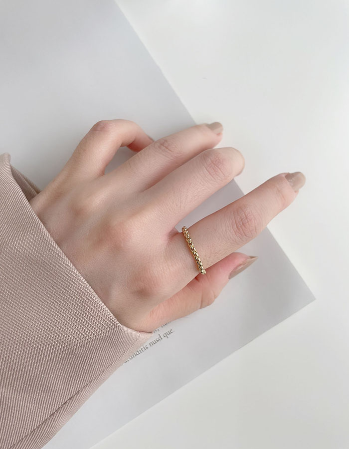 單戒指 - 金屬細緻鍊條戒指 - 輕奓生活x平價飾品 | 迪希雅 deesir 飾品 💍