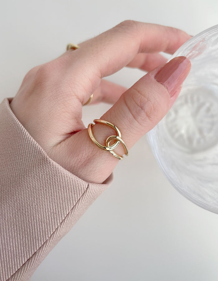 戒指組 - 冷淡風扭結戒指五件組 - 輕奓生活x平價飾品 | 迪希雅 deesir 飾品 💍