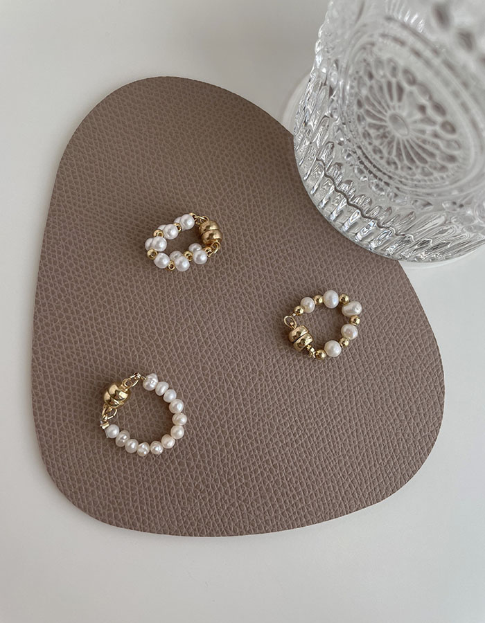耳骨夾 - 磁吸式珍珠耳骨夾(單支) - 輕奓生活x平價飾品 | 迪希雅 deesir 飾品 💍