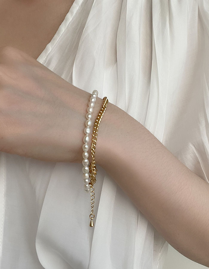 手鍊 - 法式珍珠雙層手鍊 - 輕奓生活x平價飾品 | 迪希雅 deesir 飾品 💍