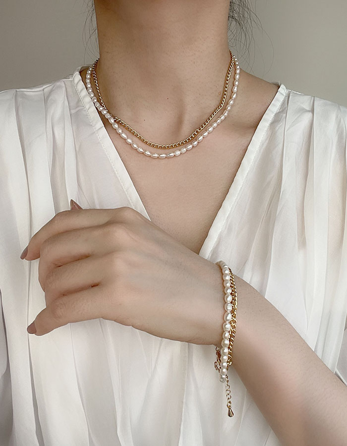手鍊 - 法式珍珠雙層手鍊 - 輕奓生活x平價飾品 | 迪希雅 deesir 飾品 💍