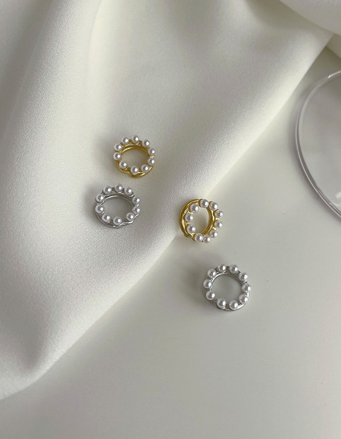 耳骨夾 - [2色]珍珠圓形耳骨夾 - 輕奓生活x平價飾品 | 迪希雅 deesir 飾品 💍