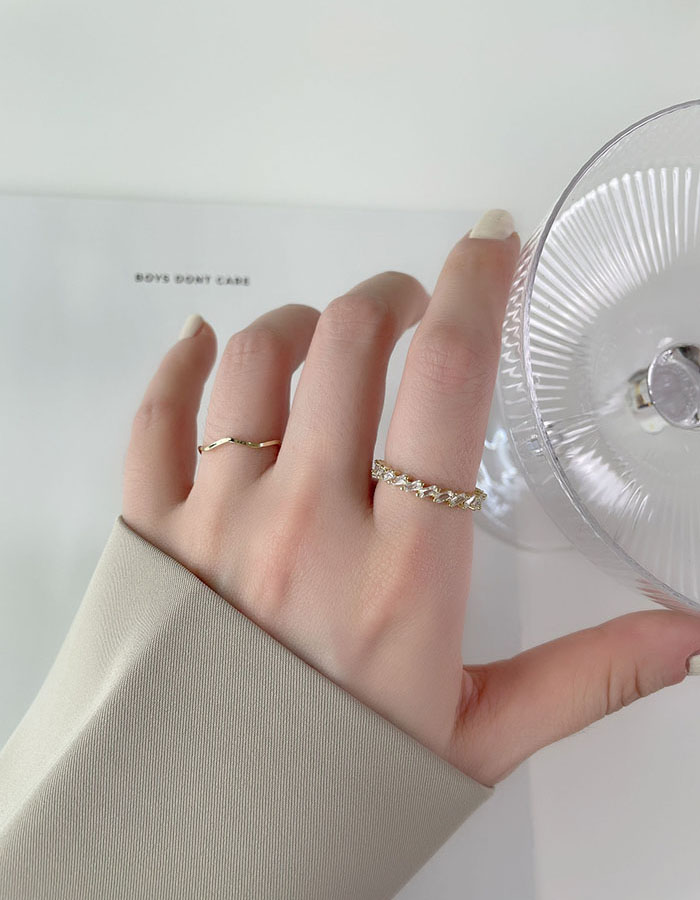 戒指組 - 幾何排鑽戒指組 - 輕奓生活x平價飾品 | 迪希雅 deesir 飾品 💍
