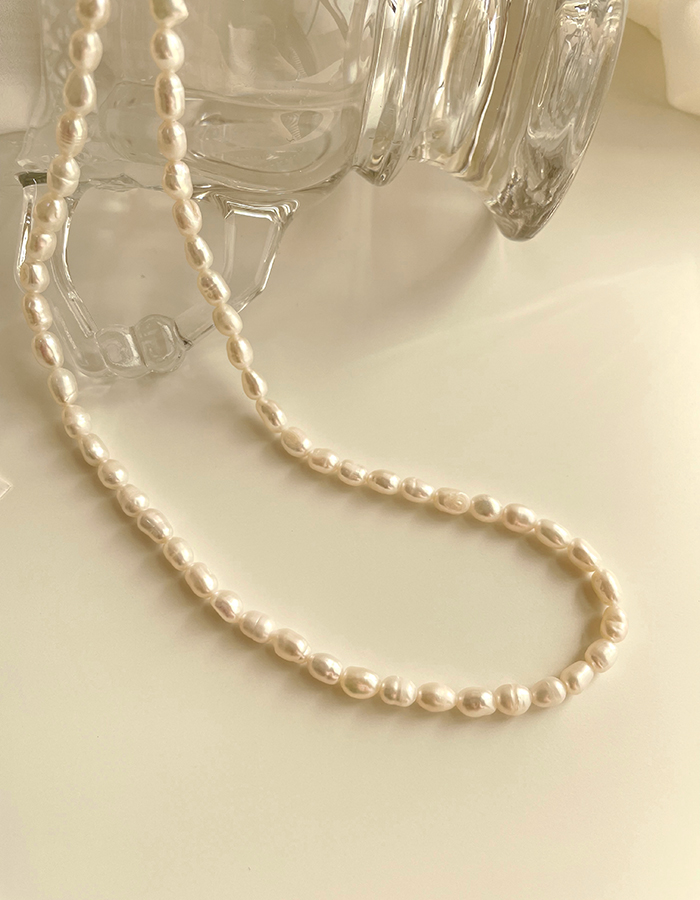 公主型項鍊｜中 - 法式天然珍珠鎖骨鍊 - 飾品調色盤 | 迪希雅 deesir