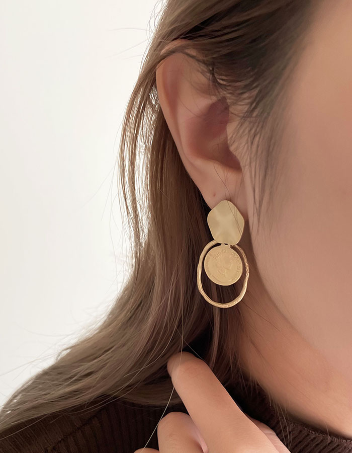 耳夾 - 復古金幣鏤空耳夾 - 輕奓生活x平價飾品 | 迪希雅 deesir 飾品 💍