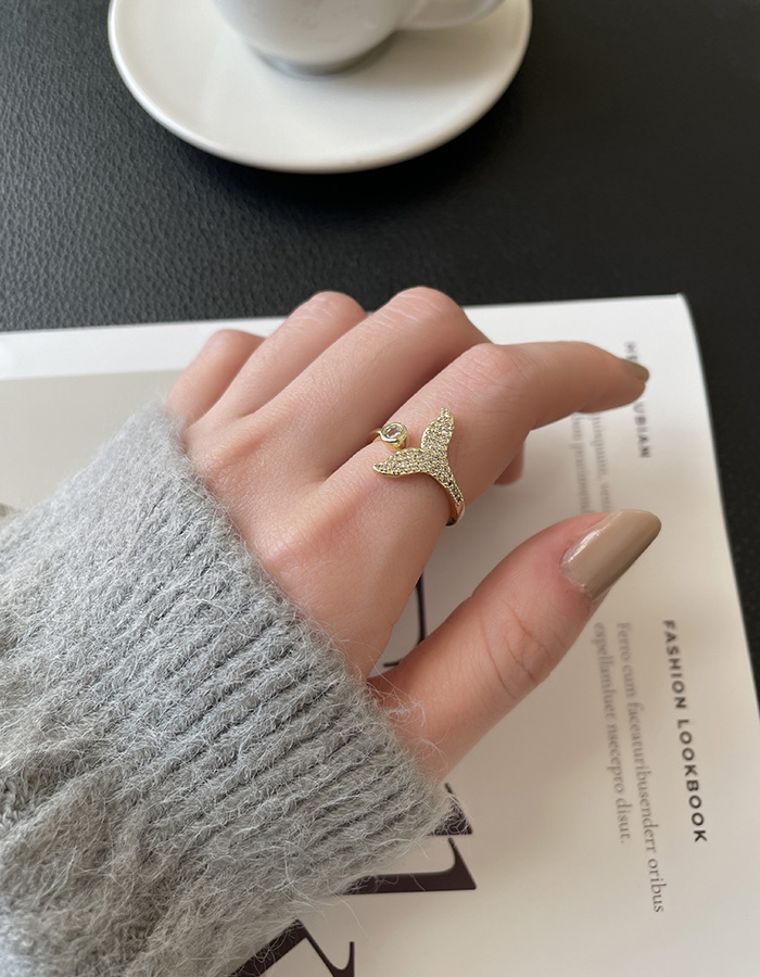 單戒指 - 人魚設計戒指 - 飾品調色盤 | 迪希雅 deesir