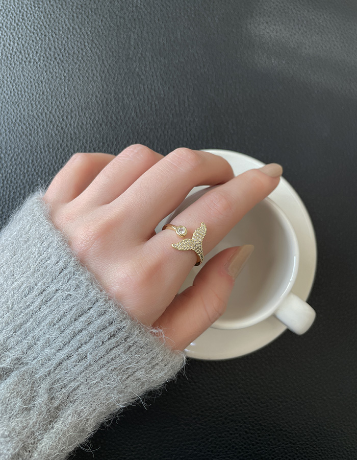 單戒指 - 人魚設計戒指 - 輕奓生活x平價飾品 | 迪希雅 deesir 飾品 💍