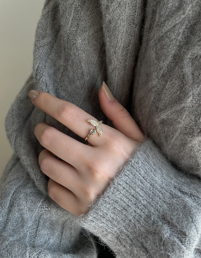 單戒指 - 人魚設計戒指 - 輕奓生活x平價飾品 | 迪希雅 deesir 飾品 💍