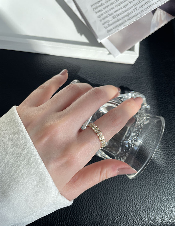 單戒指 - 浪漫鑲鑽珍珠戒指 - 輕奓生活x平價飾品 | 迪希雅 deesir 飾品 💍