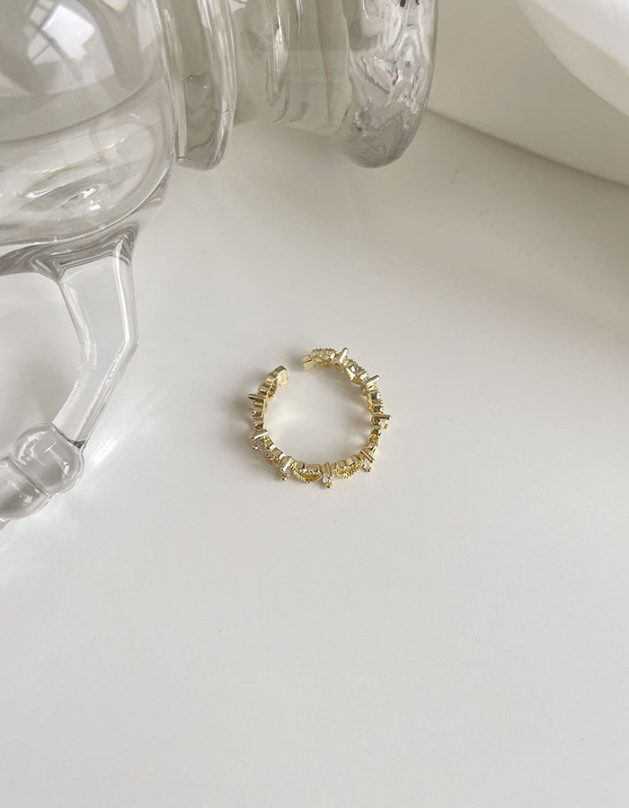 單戒指 - 鏤空愛心排列戒指 - 輕奓生活x平價飾品 | 迪希雅 deesir 飾品 💍