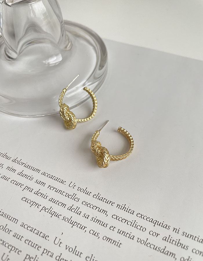 針式 - 歐美纏繞設計感耳環 - 輕奓生活x平價飾品 | 迪希雅 deesir 飾品 💍